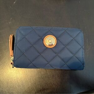 Tommy Hilfiger Blue Quilted Wallet